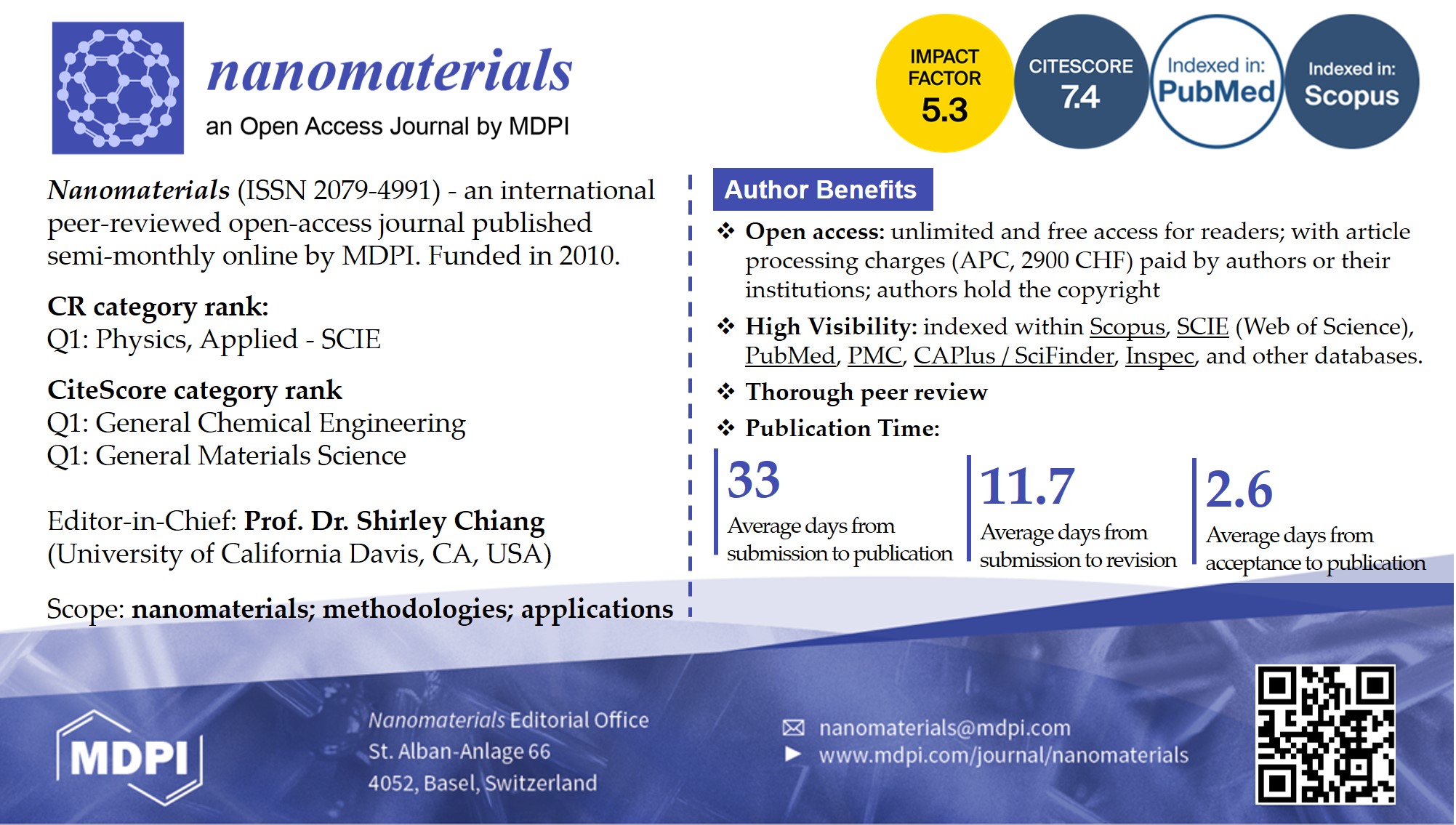 Las profesoras Elena de la Fuente y Ana Balea editoras invitadas en el Special Issue "Cellulose Nanomaterials and Nanocomposites" en la revista Nanomaterials